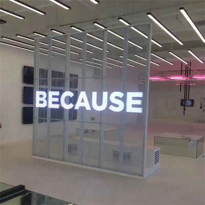 Standart Transparan LED Ekran Şeffaf Cam Reklam Sistemleri