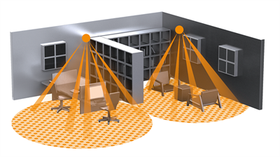 STEINEL IS D360 Sıva Altı 360° PIR Tavan Tipi Hareket Sensörü