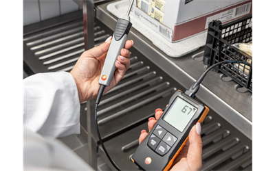 Testo 110 – App Bağlantılı NTC & Pt100 Sıcaklık Ölçer | HACCP Uyumlu | 0563 0110