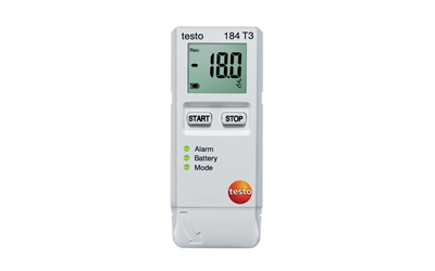 Testo 184 T3 – Nakliye İzleme Sıcaklık Data Logger, Ekranlı | 0572 1843