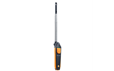 Testo 405i – Akıllı Telefon ile Yönetilebilen Termal Anemometre | Hacimsel Debi, Hava Hızı ve Sıcaklık Ölçümü | Bluetooth | 0560 1405