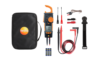 Testo 770-3 Premium Set – Bluetooth® TRMS Pens Ampermetre Seti | Mikro Klips + Timsah Klips + TC Prob + Manyetik Tutucu | 0590 7703 03