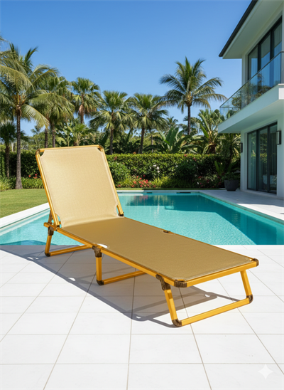 Trio Lux Katlanabilir Alüminyum Şenzlong Gold Line