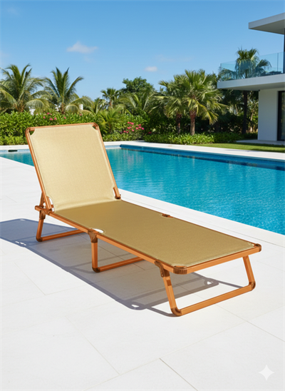 Trio Lux Katlanabilir Alüminyum Şenzlong Gold Copper