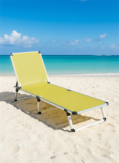 Trio Lux Katlanabilir Alüminyum Şenzlong Sarı