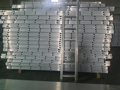 TRİO Sürgülü 2X4 Metre Alüminyum Merdiven