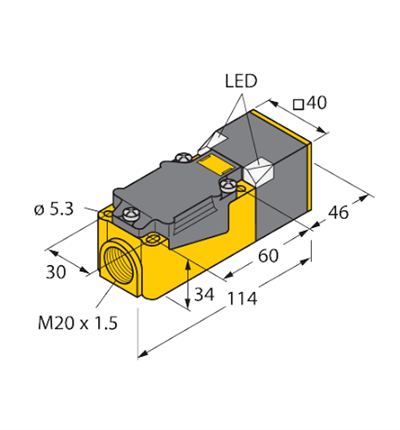 Turck Ni40U-CP40-AP6X2-H1141 Endüktif Sensör