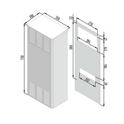 Uludağ O-1000 Outdoor Pano Kliması 220V 1000 W
