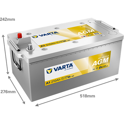 Varta A1 Promotive Agm 12 V 210 Ah 1200 A CCA Akü