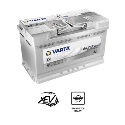 VARTA A6/F21 SILVER DYNAMIC 12V 80AH AKU Start-Stop AGM