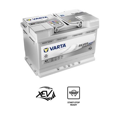VARTA A7 / E39 SILVER DYNAMIC 12V 70AH AKU Start-Stop AGM