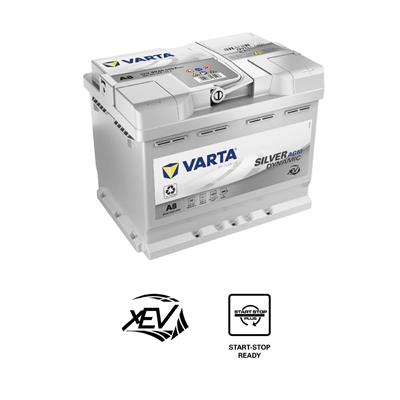 VARTA A8/D52 SILVER DYNAMIC 12V 60AH AKU Start-Stop AGM