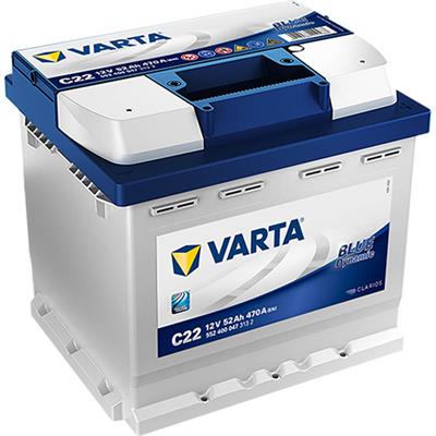 VARTA C22 BLUE DYNAMIC 12V 52AH AKU