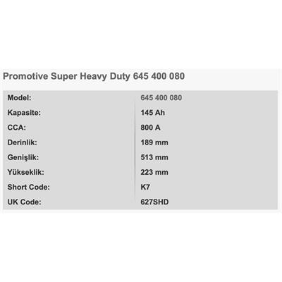VARTA K7 (K10) SILVER PROMOTIVE 12V 145AH AKU