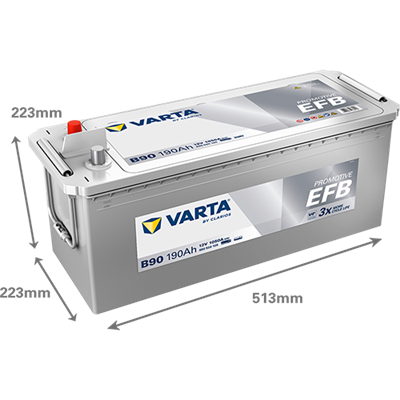 Varta Promotive C40 Start-Stop EFB 12 V 240 Ah 1200 CCA Akü