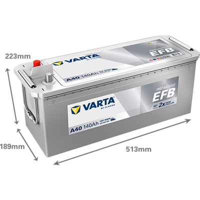 Varta Promotive C40 Start-Stop EFB 12 V 140 Ah 800 CCA Akü