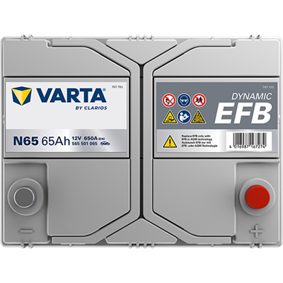 VARTA ProMotive EFB 12 V 65 Ah 650 CCA Start-Stop Akü N65