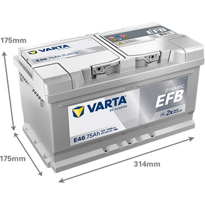 VARTA ProMotive EFB 12 V 75 Ah 730 CCA  Start-Stop Akü