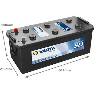 VARTA ProMotive SLI 12V 130Ah 680 A – Ağır Ticari Akü | J5