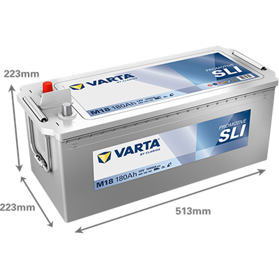 VARTA ProMotive SLI 12V 180Ah 1000 A – Ağır Ticari Araç Aküsü-M18