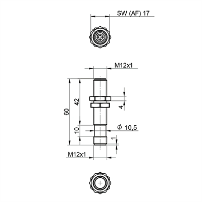 Wenglor I12G001 Endüktif Sensör Tam Metal Gövdeli