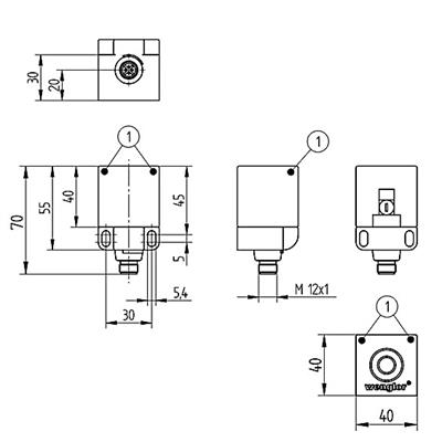 Wenglor I1QH004 Endüktif Sensör Arttırılmış Anahtarlama Mesafeli