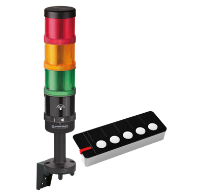 WERMA-649.000.13 AndonWirelessSET Basic 5 Düğmeli