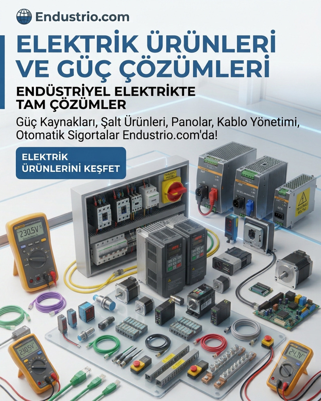Endüstriyel Elektrik Malzemeleri ve Şalt Ürünleri