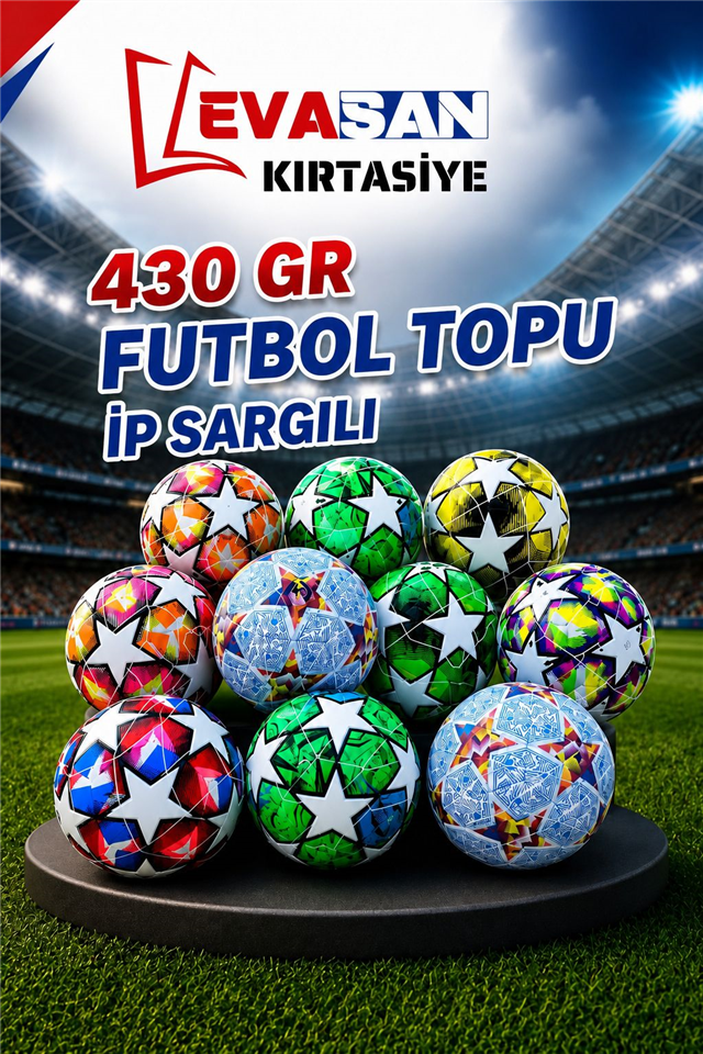 430 GRAM FUTBOL TOPU İP SARGILI*60