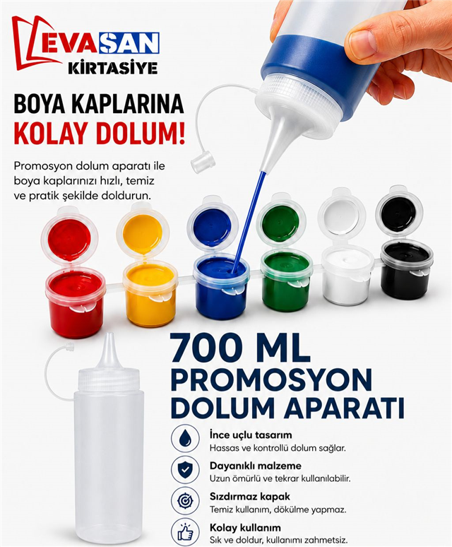 700 ML PROMOSYON DOLUM APARATI KOLİ İÇİ:40 AD