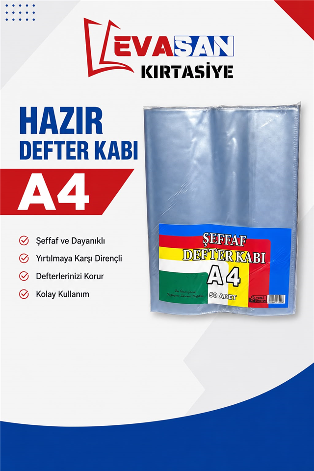 A4 HAZIR DEFTER KABI PK:50 Lİ