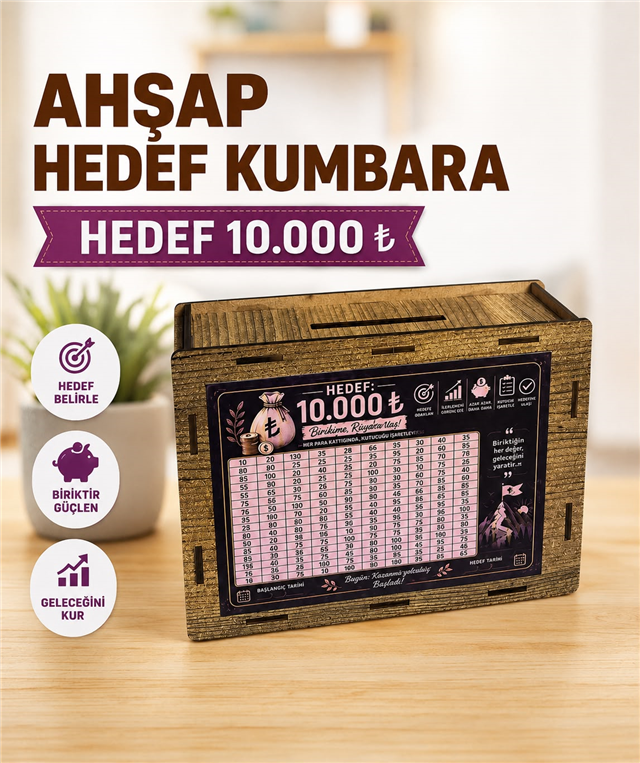 AHŞAP HEDEF KUMBARA