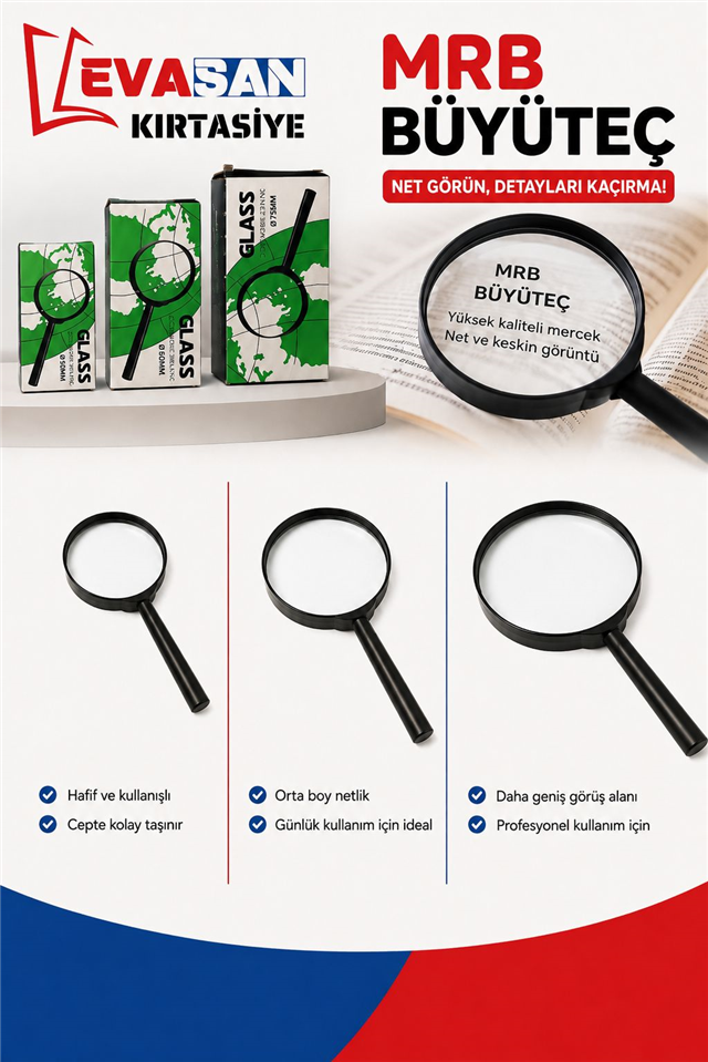 BÜYÜTEÇ 60 MM PK:10 LU