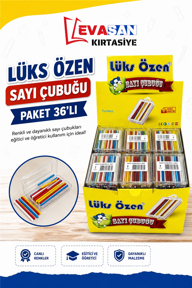 LÜKS ÖZEN SAYI ÇUBUĞU P:36 LI