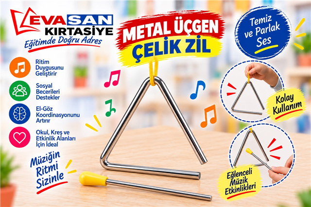 METAL ÜÇGEN ÇELİK ZİL