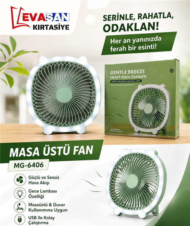 MG-6406 MASA ÜSTÜ FAN