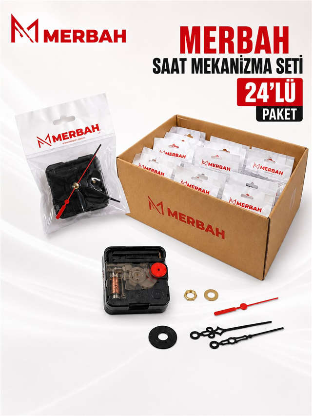 MRB-2202 SAAT MEKANİZMA SETİ PK:24 LÜ 