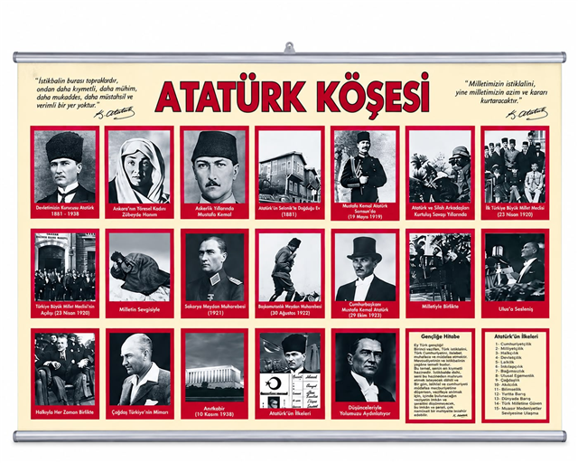 ODK 57X82 ATATÜRK KÖŞESİ (DUVARA ASKI APARATLI) SELEFON ÇITALI