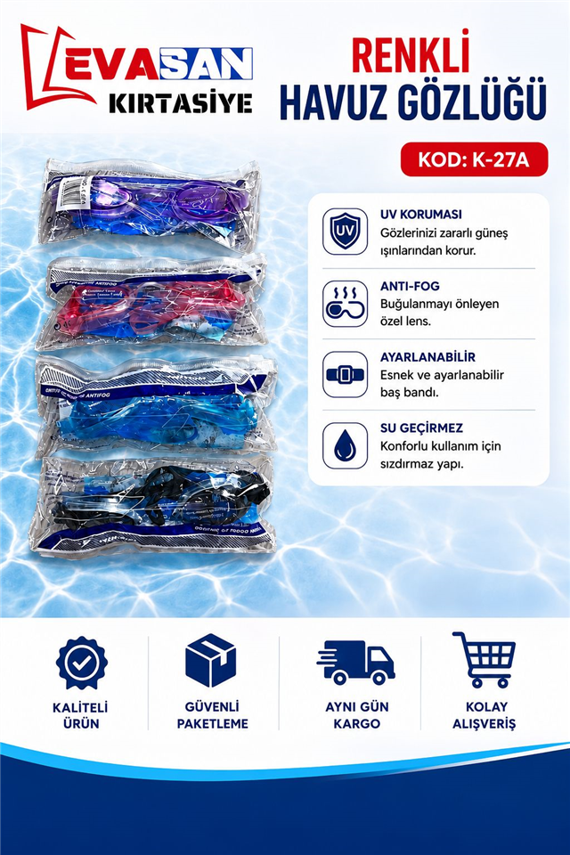 RENKLİ HAVUZ GÖZLÜĞÜ KOD:K-27A