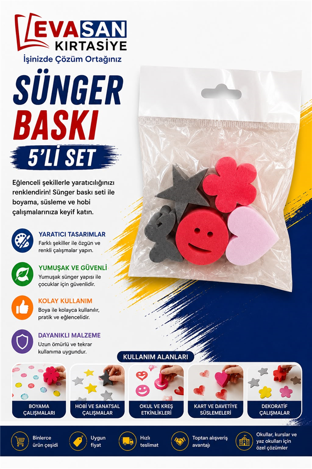 SÜNGER BASKI 5 Lİ