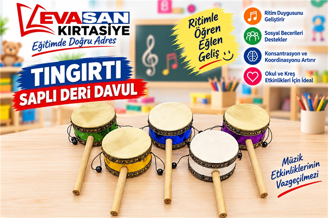 TINGIRTI SAPLI DERİ DAVUL
