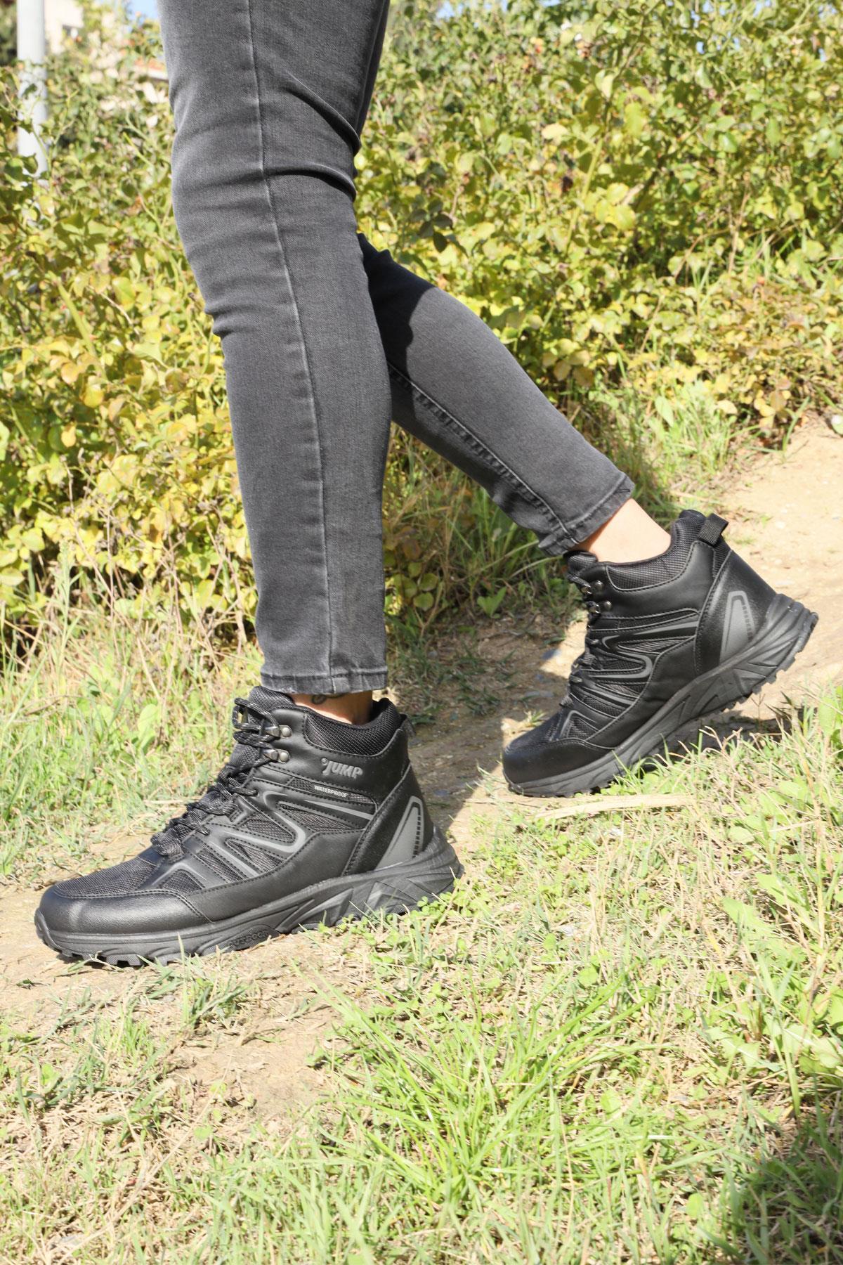 28682 Siyah Erkek Su Geçirmez Outdoor Bot Spor Ayakkabı