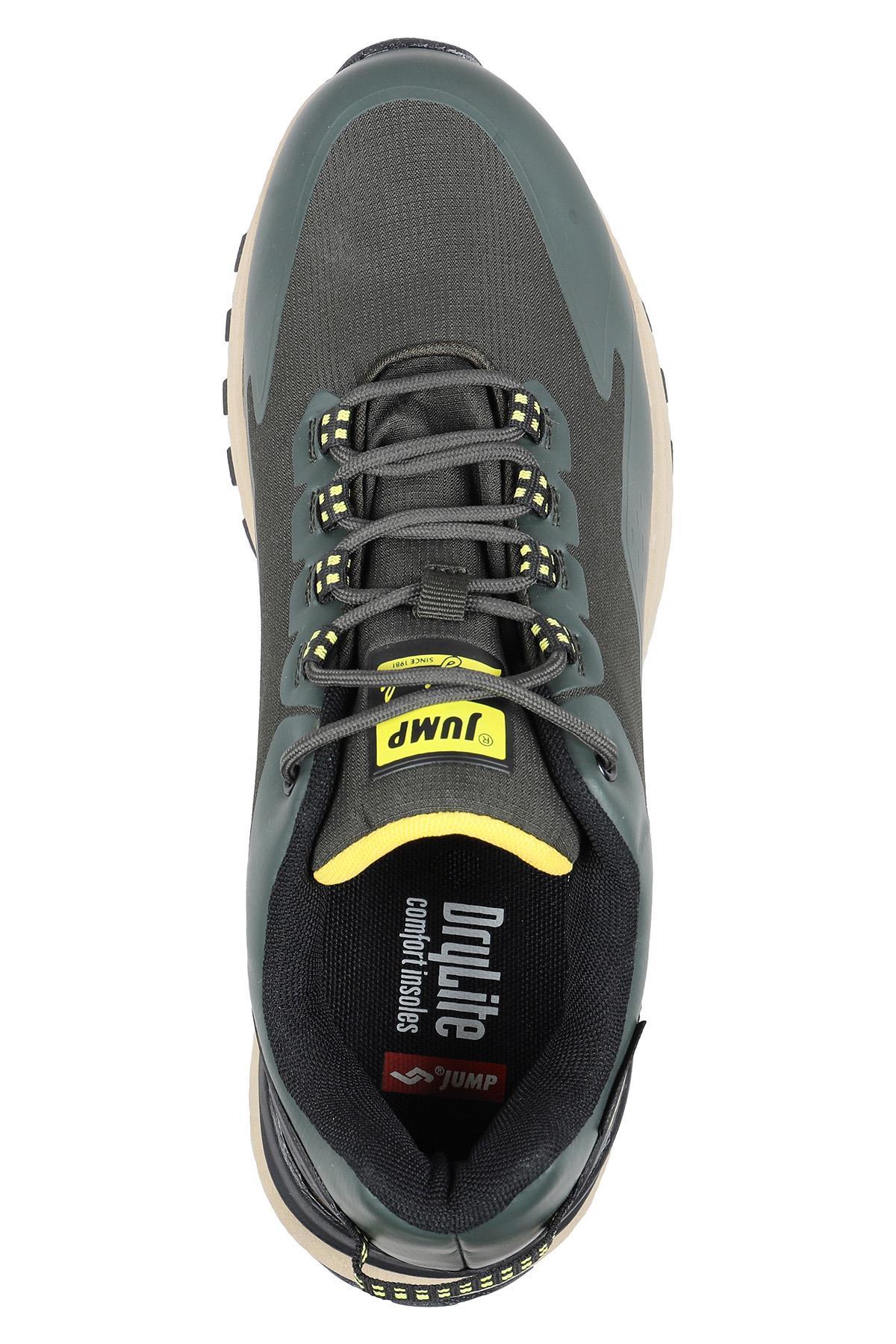 29651 Yeşil - Siyah Erkek Su Geçirmez Outdoor Sneaker Spor Ayakkabı