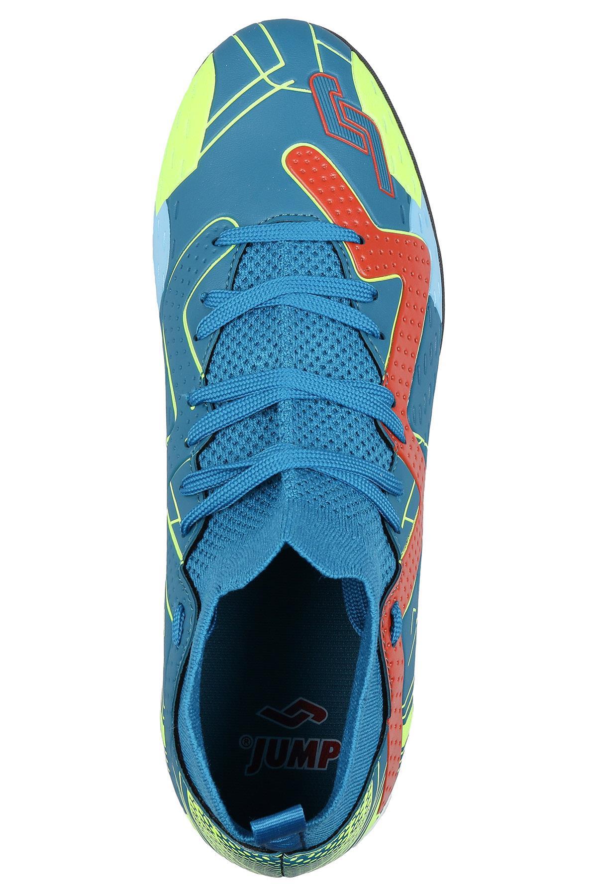 29683 Mavi Çoraplı Halı Saha Krampon Futbol Ayakkabısı