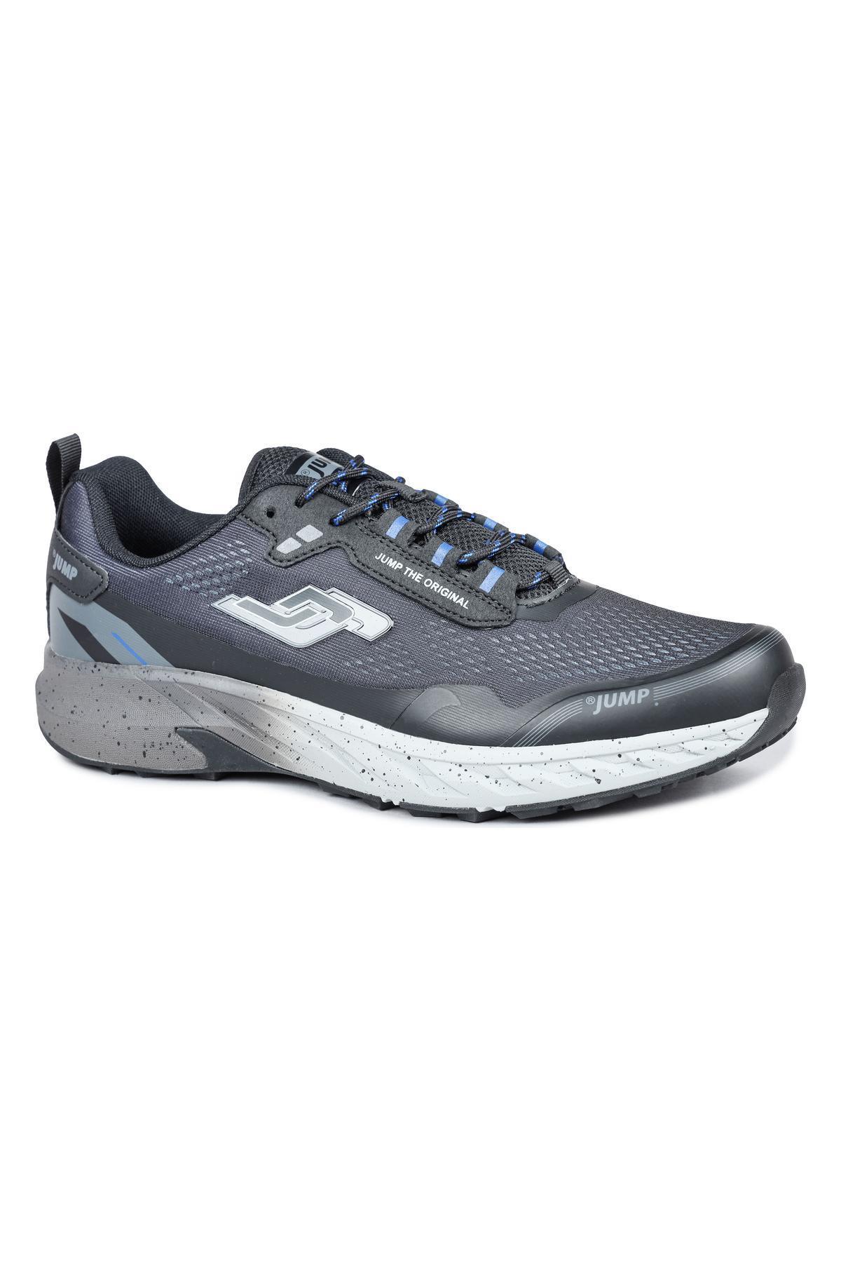 30519 Siyah - Gri Sneaker Erkek Spor Ayakkabı