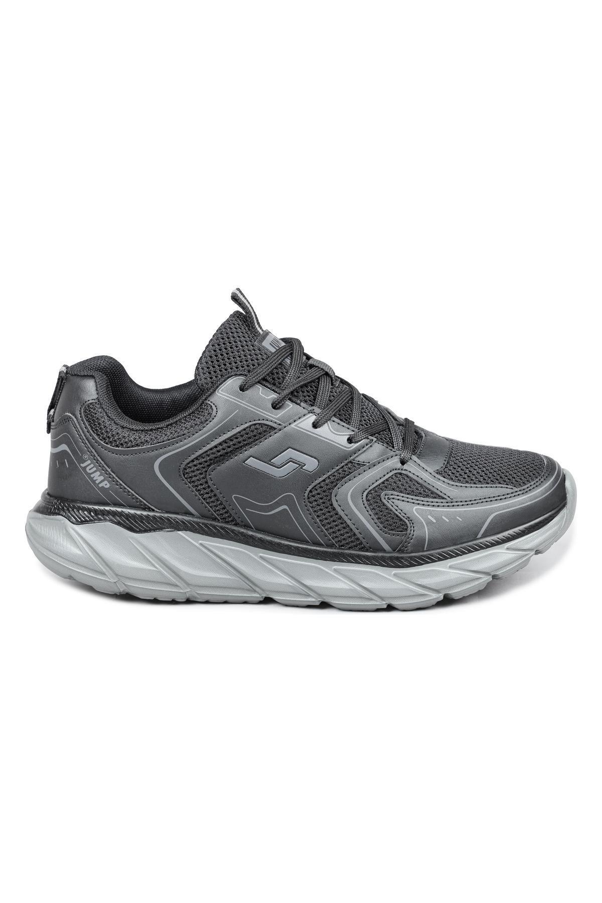 30616 Siyah - Gri Sneaker Erkek Spor Ayakkabı
