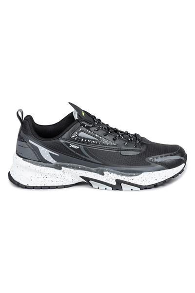 29726 Siyah - Gri Erkek Sneaker Günlük Spor Ayakkabı