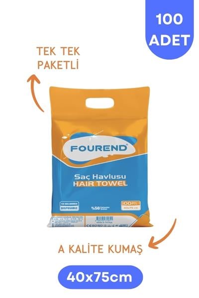 Fourend Tek Kullanımlık Havlu 100'lü - 40x70cm