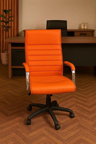 Staryo Turuncu Bilgisayar Koltuğu – Ergonomik Bel Destekli, Ayarlanabilir Yükseklikli