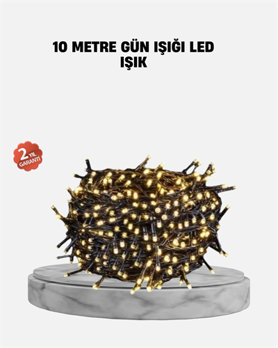 10 Metre LED Işıklı Dekoratif Parti ve Kutlama Aydınlatması
